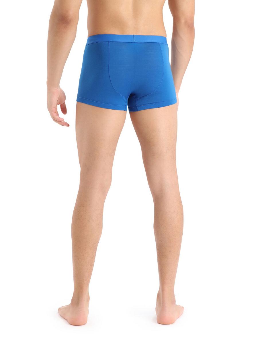 Men's Icebreaker Cool-Lite™ Merino Anatomica Trunks Underwear Lazurite | CA 1658CTVE